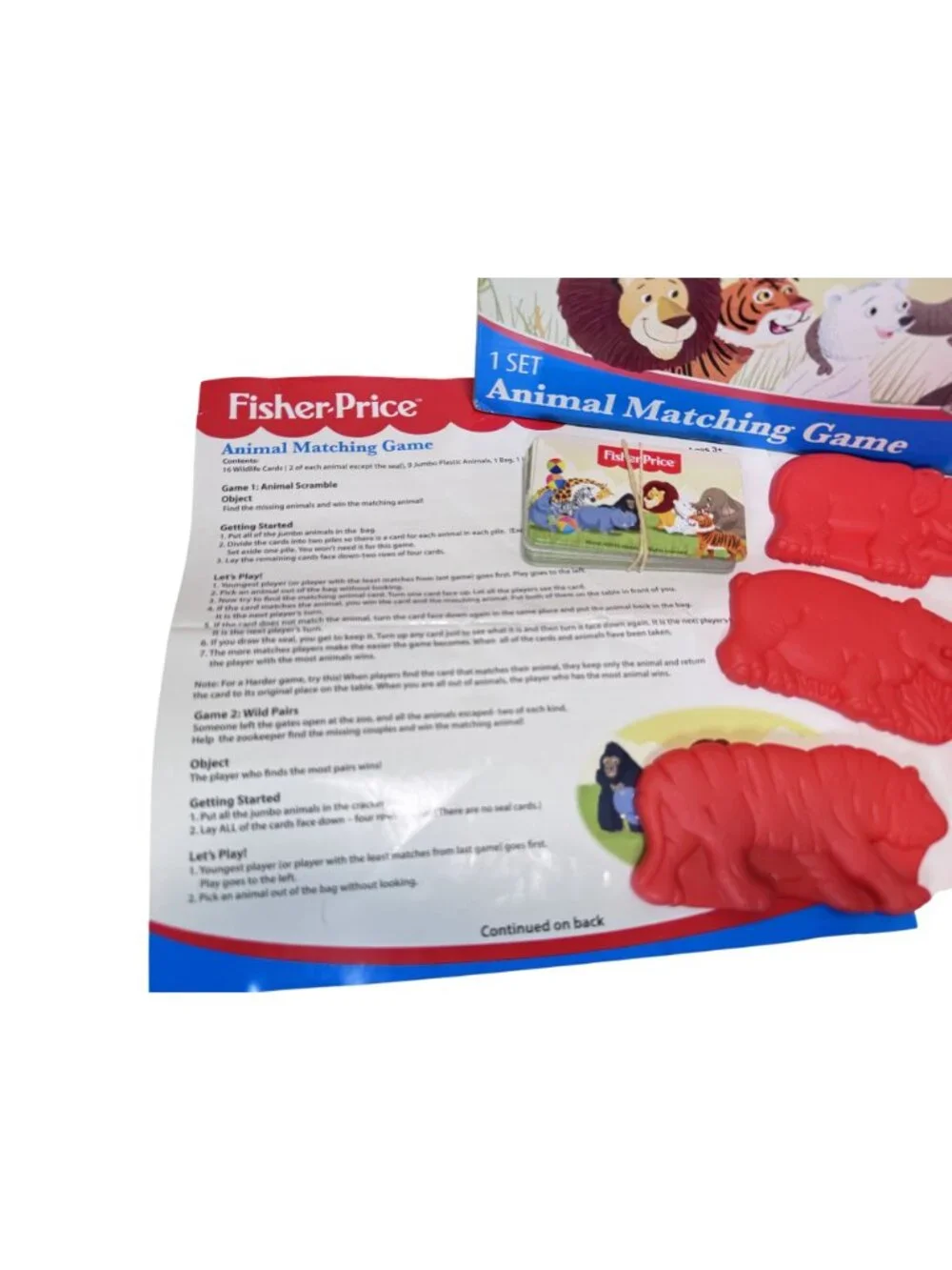 Fisher-Price Animal Matching Game Cardinal 2016